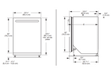 Lavavajillas Empotre KitchenAid KDFE104KPS 60 cm (24") 12 Servicios Acero Inox