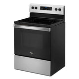 Estufa Eléctrica de Piso Whirlpool WFE515S0JS de 76 cm con 4 Quemadores 5.3p³