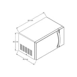 Microondas Acros AM1807B de 45 cm y Capacidad 0.7 p³ Negro