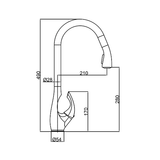 Mezcladora Monomando EB TÉCNICA EB-1013C Alta Presión