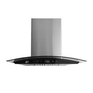 Campana Pared EB Técnica EB-331 de 60 cm Purificadora Acero Inox y Cristal