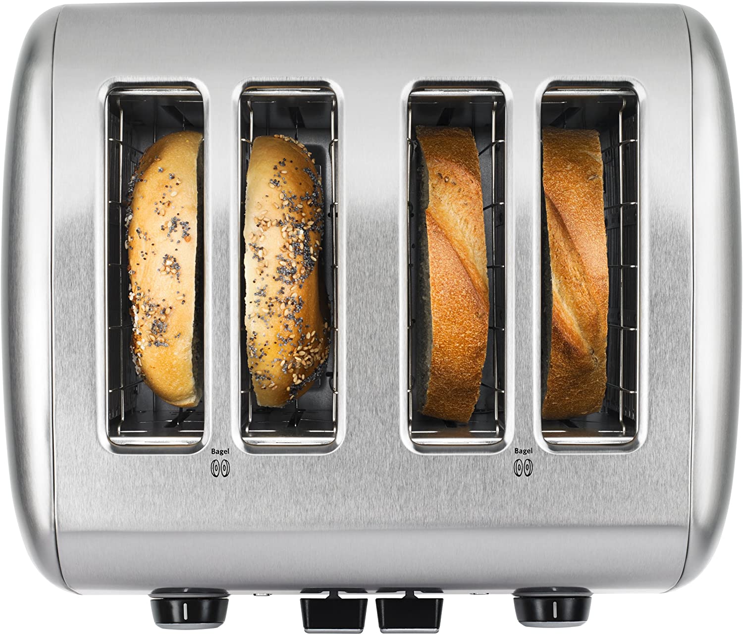 Tostador eléctrico para todo tipo de pan, capacidad 4 rebanadas. EL